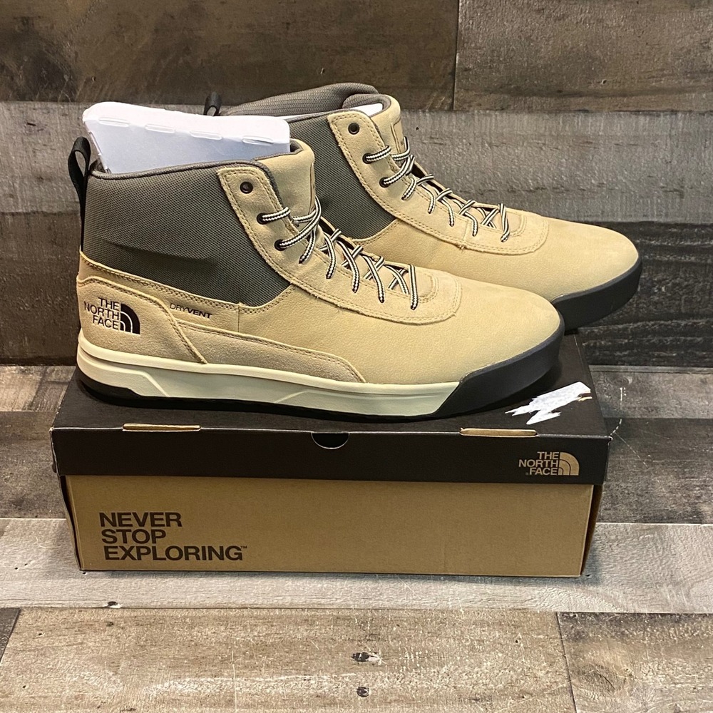 The North Face Larimer Mid Waterproof Boots Tan Brown Mens NF0A52RM